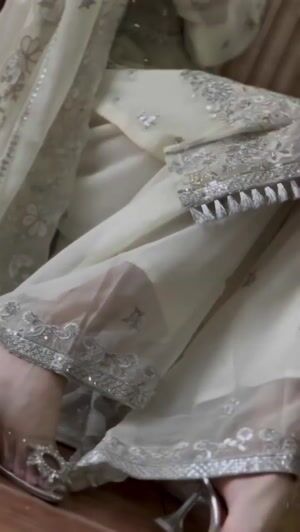 Cream Kurta Set for Women