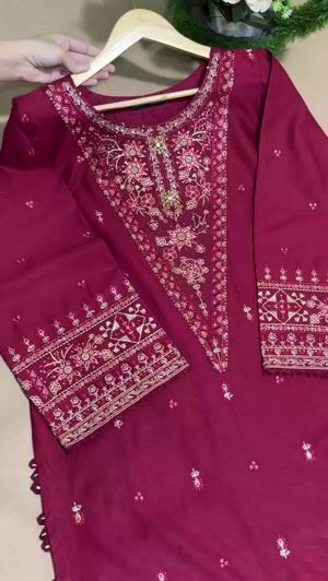 Maroon Kurta Set for Women