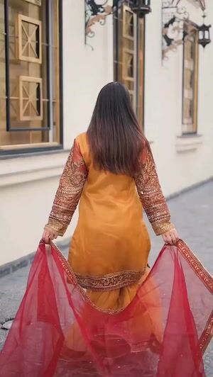 Mustard Gharara for Women