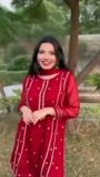Red Kurta Set for Women