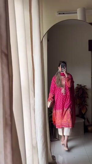 Pink Kurta Set for Women