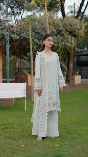 Ice blue Unstitched for Women