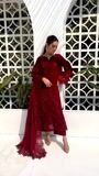 Red Kurta Set for Women