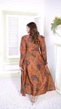 Rust orange Maxi for Women
