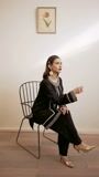 Black Kurta Set for Women