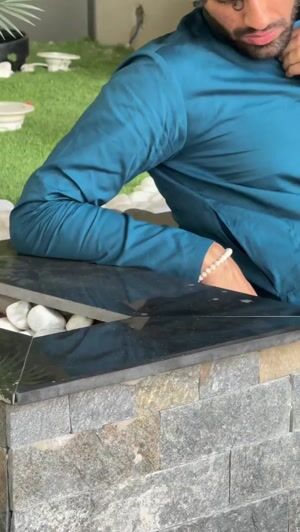 Sapphire blue Kurta Set for Men
