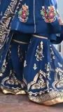 Royal blue Short Frock for Women