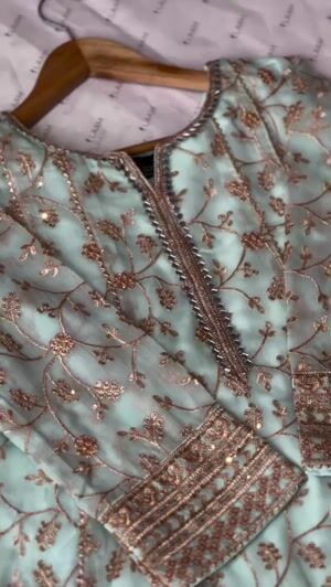 Mint green Pishwas for Women