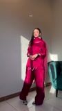 Red Kurta Set for Women
