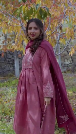 Pink Kurta Set for Women