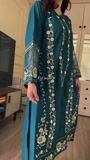 Ocean blue Kurta Set for Women