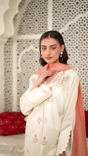 Ivory Kurta Set for Women