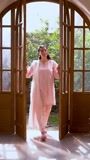 Baby pink Kurta Set for Women