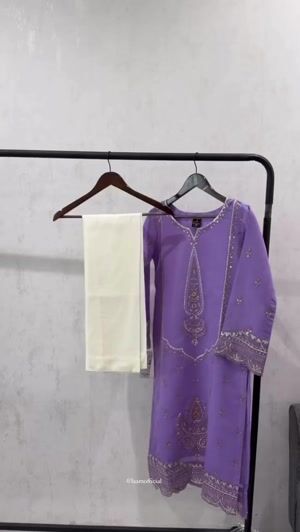 Lilac Kurta Set for Women