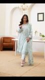 Light blue Kurta Set for Women
