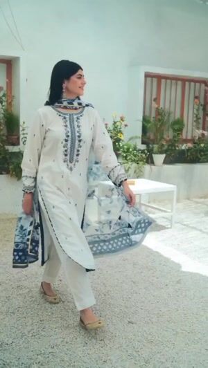 Eggshell Kurta Set for Women