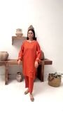 Pumpkin orange Co Ord Sets for Women