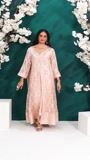 Peach pink Maxi for Women