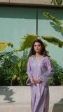 Lilac Kurta Set for Women