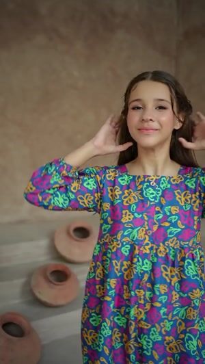 Blue Frock for Girl