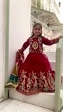 Maroon Lehenga for Girl
