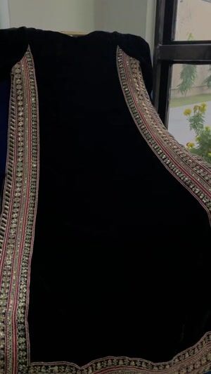 Black Kurta Set for Women