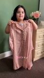 Peach pink Gown for Girl