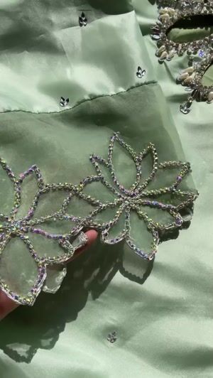 Pistachio green Kurta Set for Women