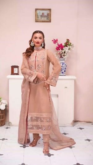 Camel brown Kurta Set for Women