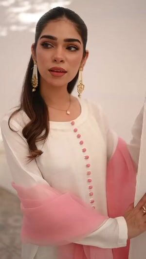 White Kurta Set for Women