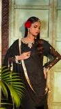 Black Kurta Set for Women
