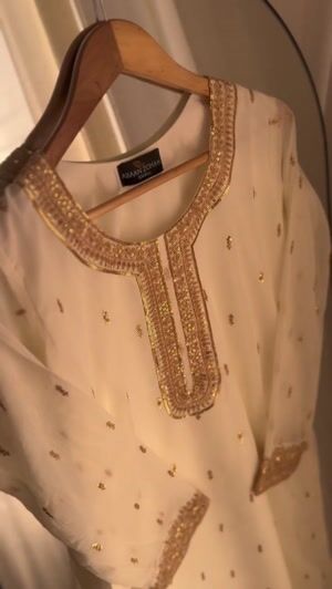 Off-white Kurta Set for Women