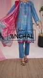 Sapphire blue Unstitched for Women