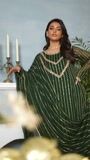 Bottle green Anarkali for Women