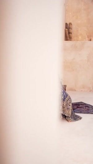 Navy blue Sharara for Women