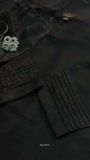 Black Kurta Set for Women