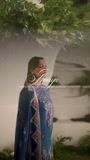 Sapphire blue Unstitched for Women