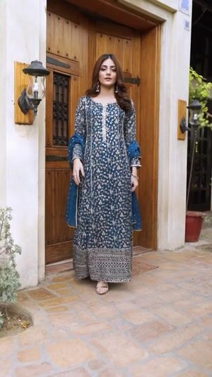 Blue Pishwas for Women