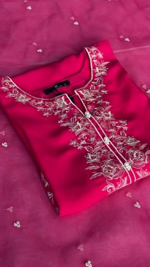 Shocking pink Kurta Set for Women