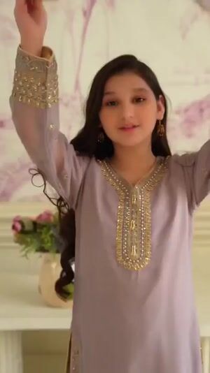 Lavender Kurta Set for Girl