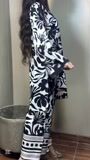 Black Kurta Set for Women