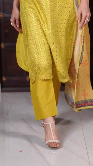 Mustard Kurta Set for Women