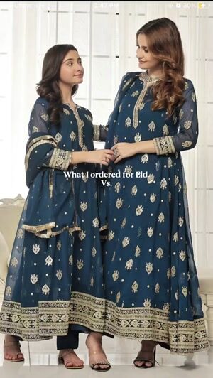 Blue Pishwas for Women