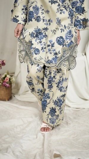 Sapphire blue Kurta Set for Women