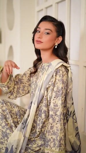 Beige Kurta Set for Women