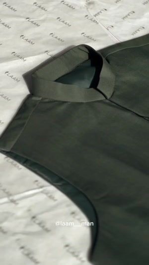 Bottle green Waistcoat for Men