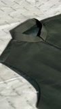 Bottle green Waistcoat for Men