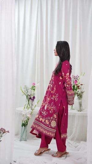 Maroon Kurta Set for Women
