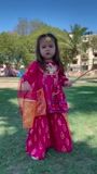 Hot pink Gharara for Girl