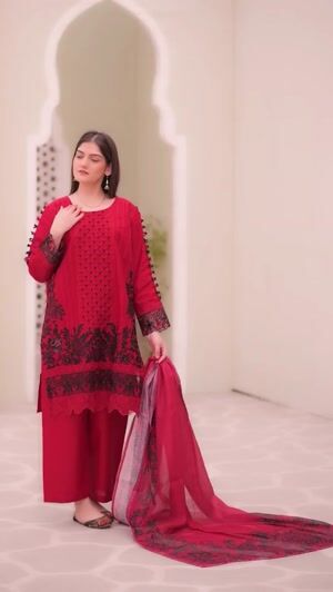 Maroon Kurta Set for Women